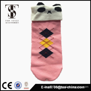 custom 3d cartoon tube sock animal jacquard sock                        
                                                Quality Choice